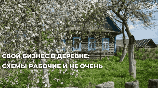 Бизнес в сельской местности